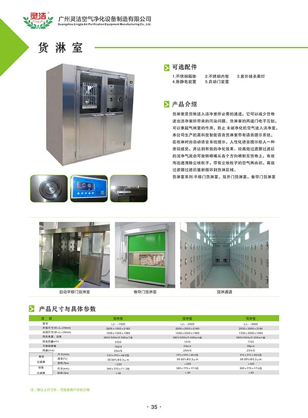 風淋通道構(gòu)造特點