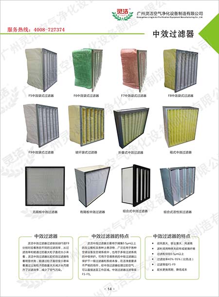 中效過濾器使用注意事項(xiàng)與安裝位置